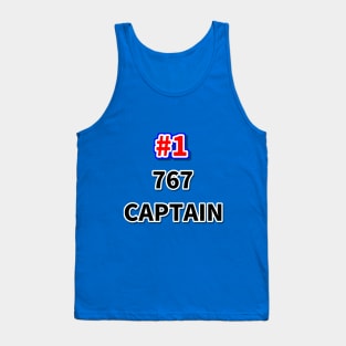 Number one 767 captain Tank Top
